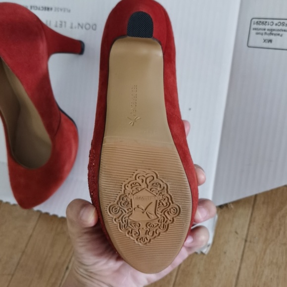 Orange highheels /prom - Picture 3 of 3